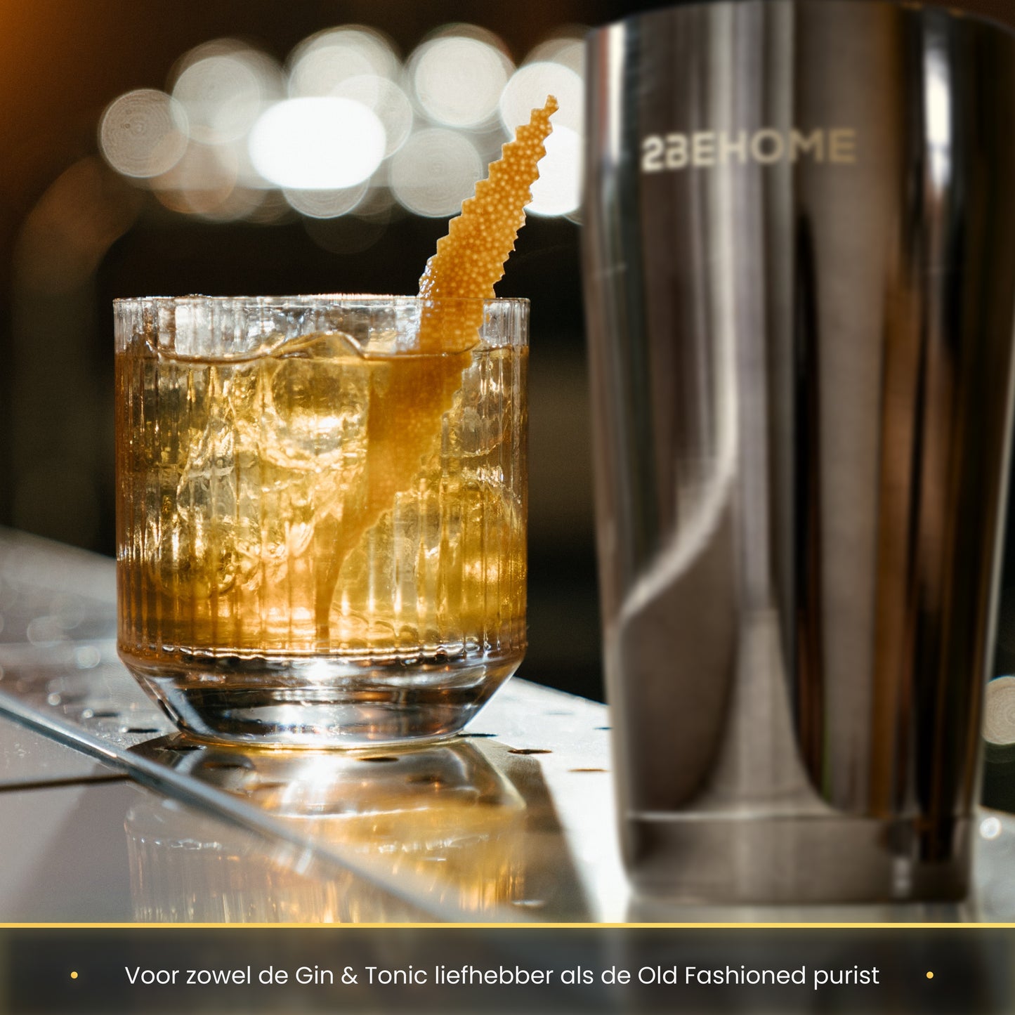 2BEHOME Cocktail Set 12-Delig - Incl. Cocktail Shaker Set (750ml) & Cocktail boek met recepten
