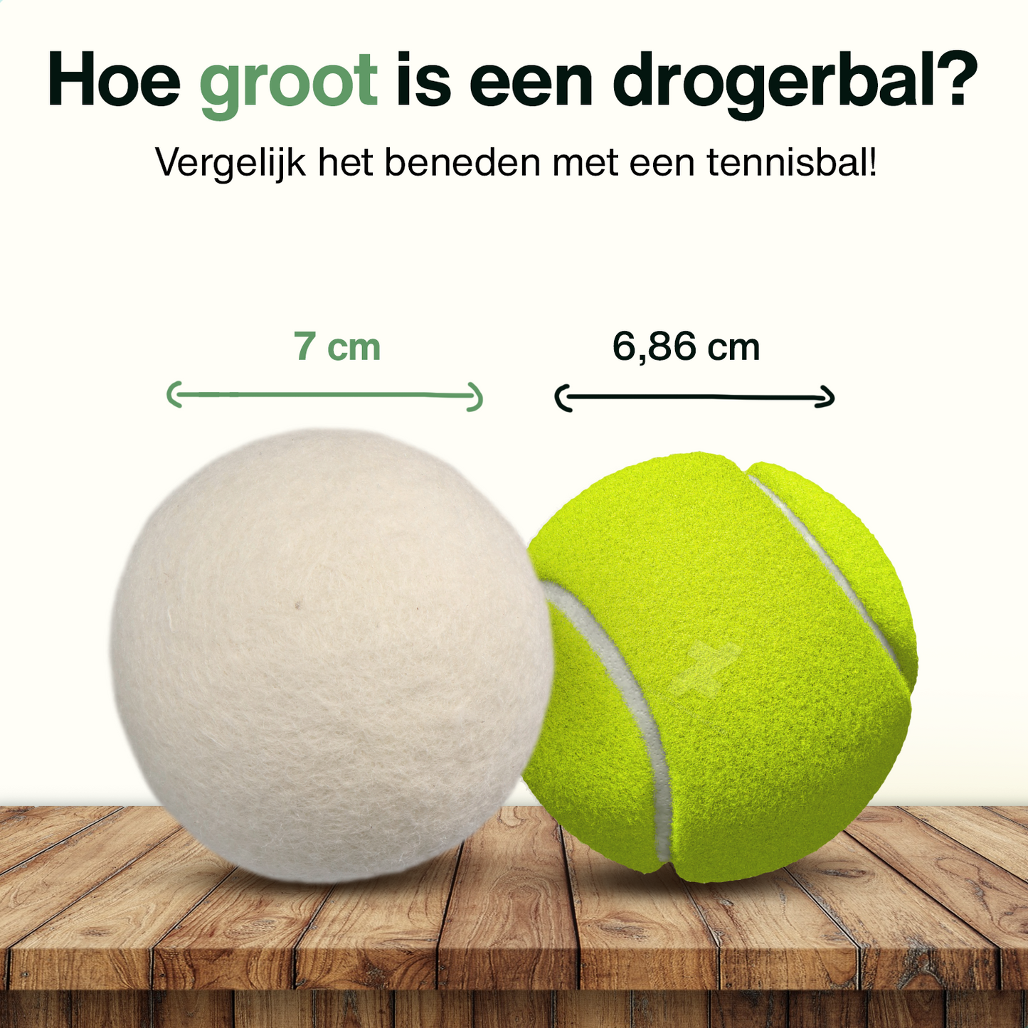 2BEHOME 6XL Drogerballen Voor Wasdrogers - Wasdrogerballen - Wit