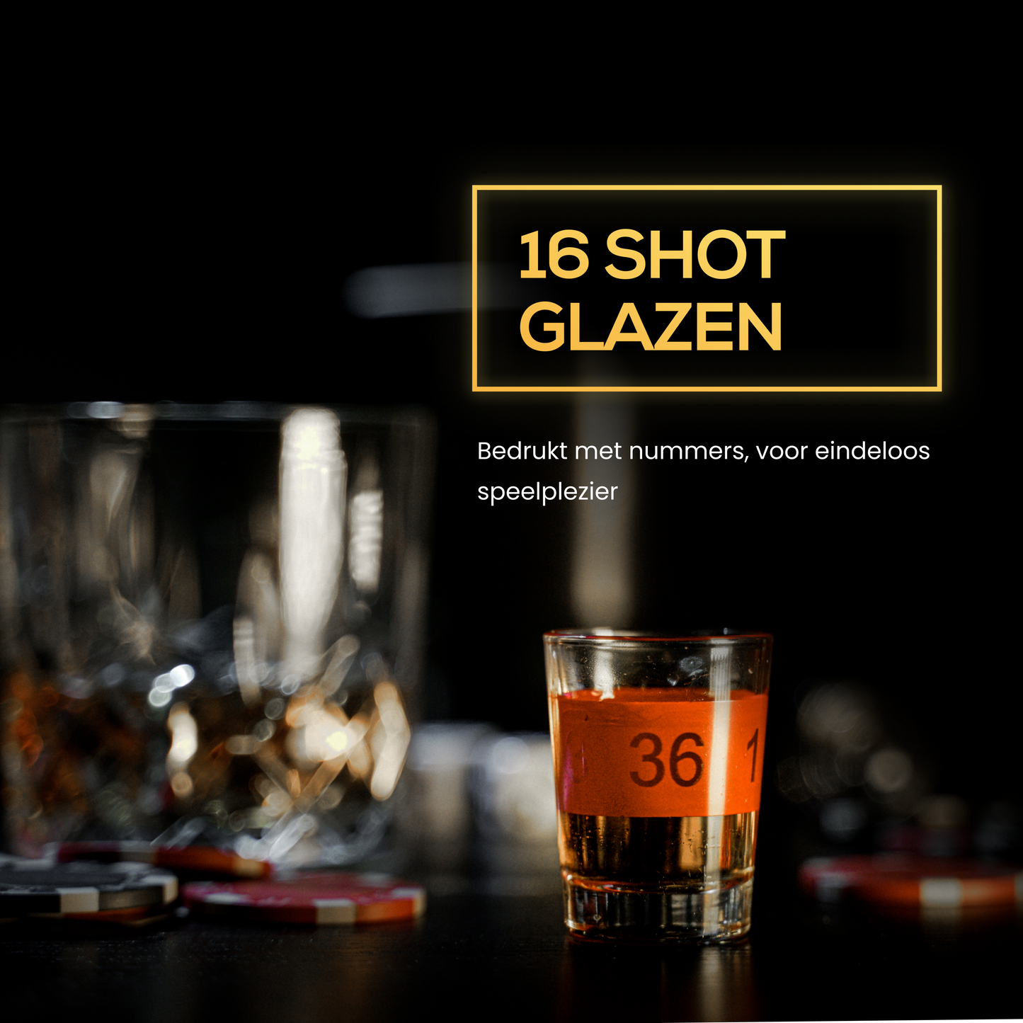 2BEHOME Luxe Drankspel Roulette Incl. 16 shotglaasjes - Drank spelletjes - Spelletjes voor volwassenen