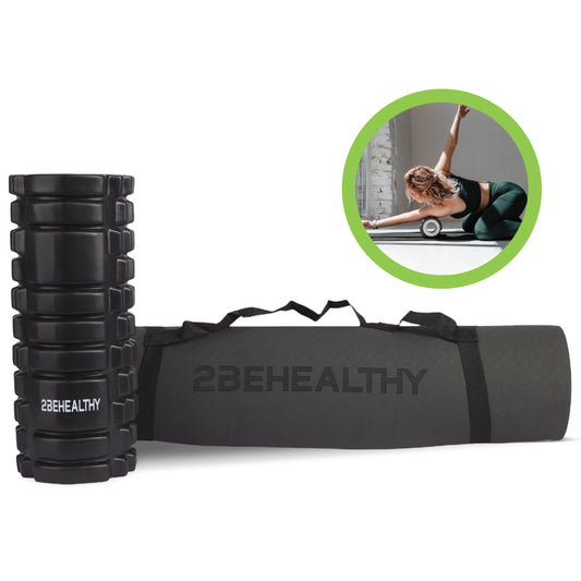 Yoga Mat extra dik & Foam Roller