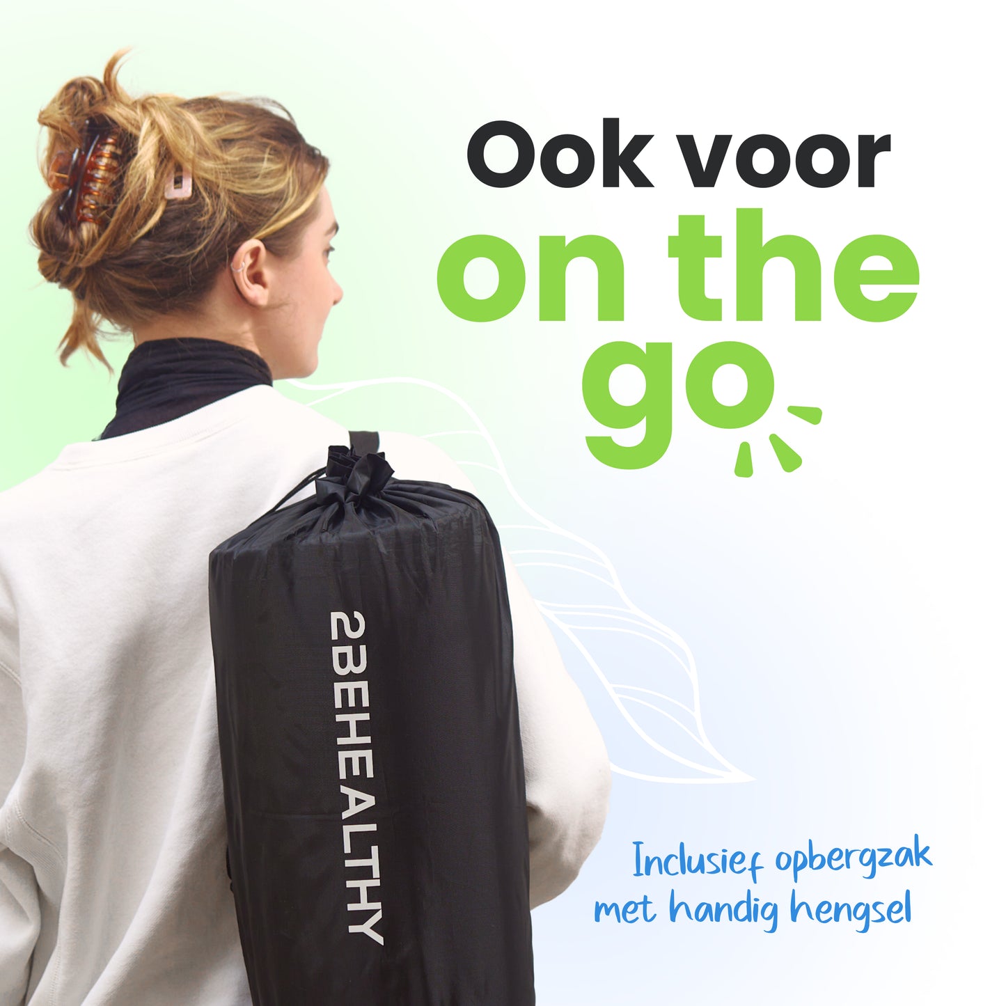 2BEHEALTHY Stevige Spijkermat met Kussen en Triggerpoint Bal - 70 x 41 cm - Shakti Mat - Acupressuur mat