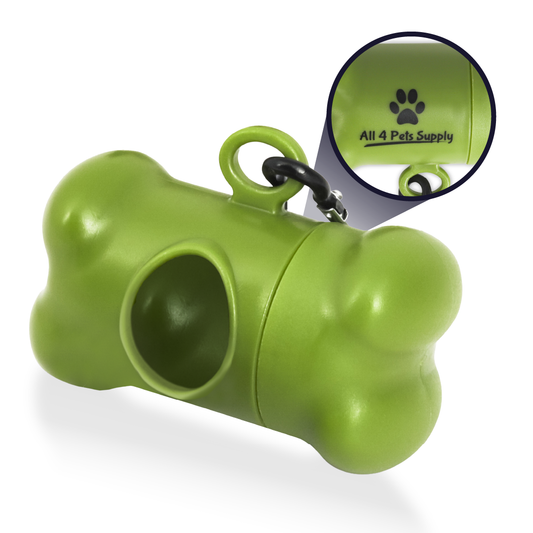 All 4 Pets Supply® Hondenpoepzakjes houder - Dispenser - Poepzakjeshouder - Groen