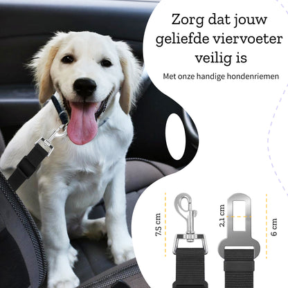 All 4 Pets Supply® Hondendeken Auto Achterbank en Kofferbak Waterdicht - Incl. twee hondenriemen auto