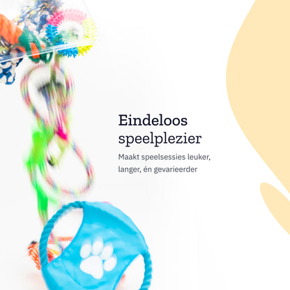 All 4 Pets Supply® Honden Speelgoed - Geschikt voor Puppy's tot Middelgrote Honden - 12 stuks