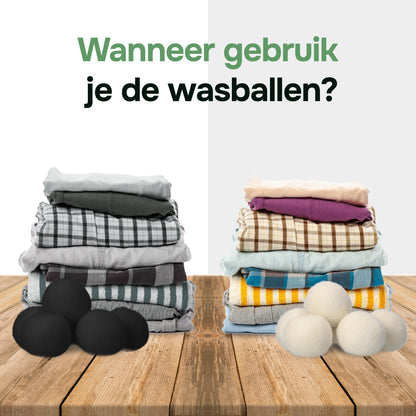 2BEHOME® 6XL Drogerballen Voor Wasdrogers - Wasdrogerballen - Zwart