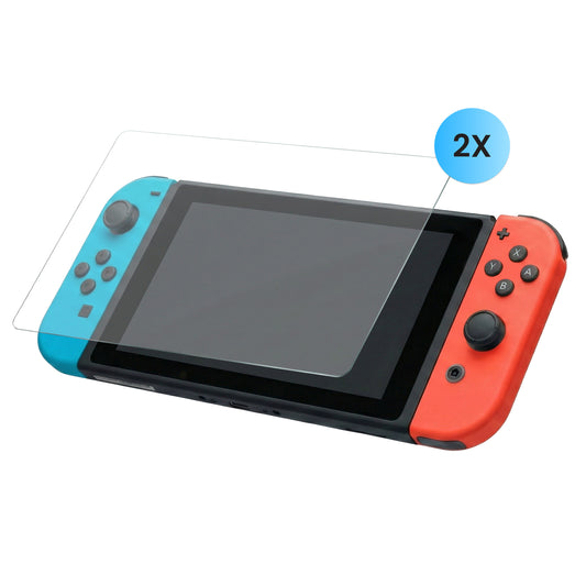 Nintendo Switch OLED screenprotector van gehard glas 2 stuks
