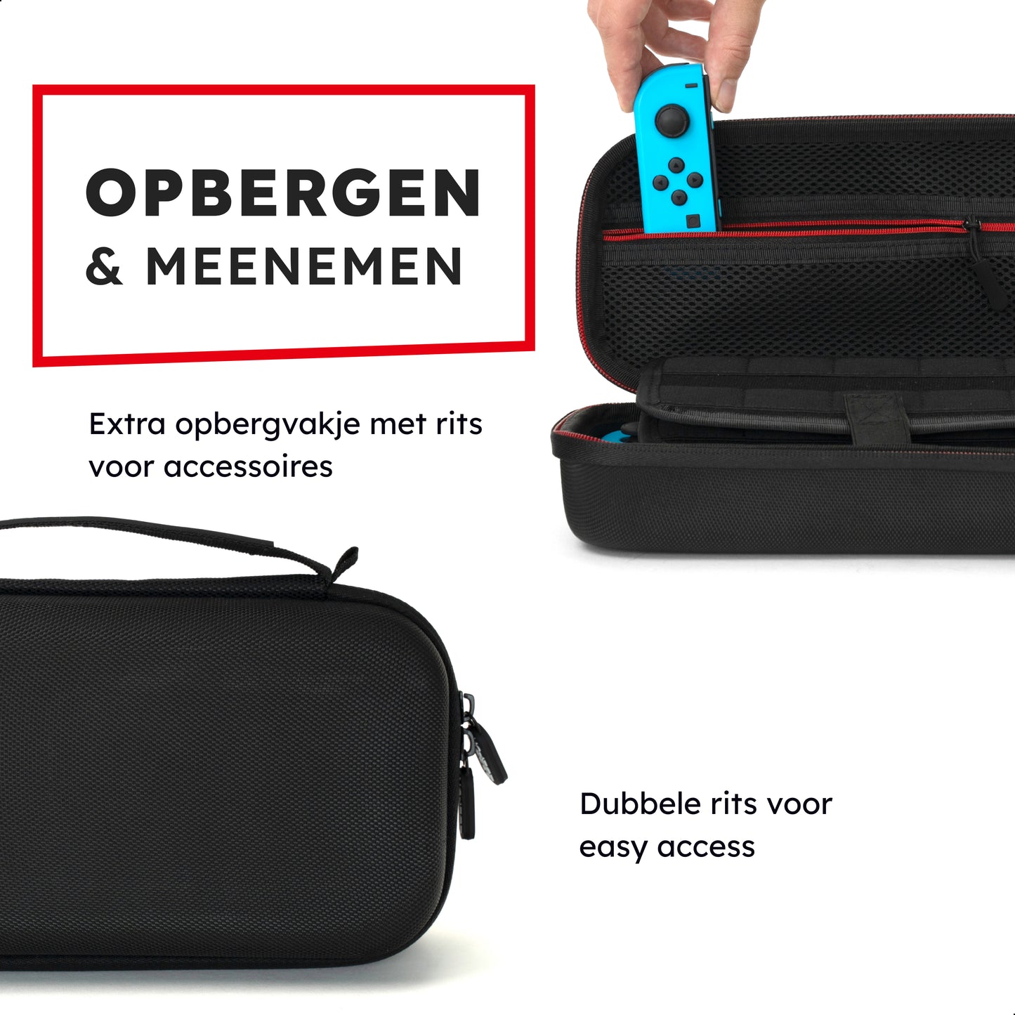 2BEFUN® Nintendo Switch Hoes Incl. Screenprotector
