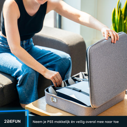 2BEFUN® Luxe PS5 Tas - PS5 Koffer & Case - Ook voor PS5 Accessoires
