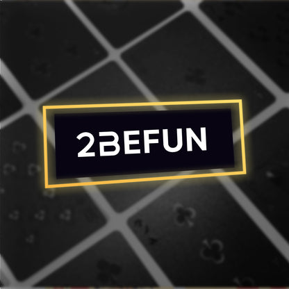 2BEFUN® Luxe Waterdichte Speelkaarten - Kaarten - Pokerkaarten - Zwart