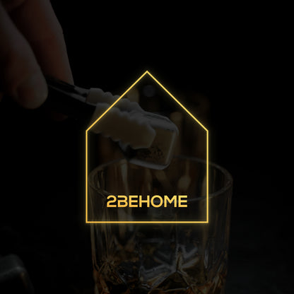 2BEHOME® Whiskey set met decanteer karaf - incl. 2 whiskey glazen en 6 whiskey stones en luxe geschenkdoos