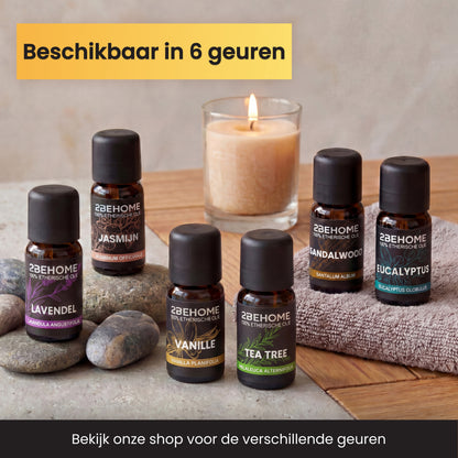 2BEHOME Etherische Olie Eucalyptus - 10 ML - 1 Stuk - Essentiële olie voor Aromatherapie