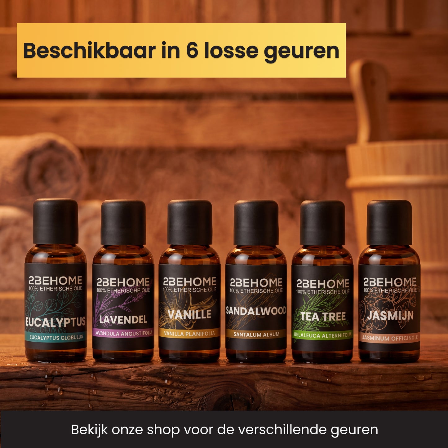 2BEHOME Etherische Olie Lavendel - 30 ML - 1 Stuk - Essentiële olie voor Aromatherapie
