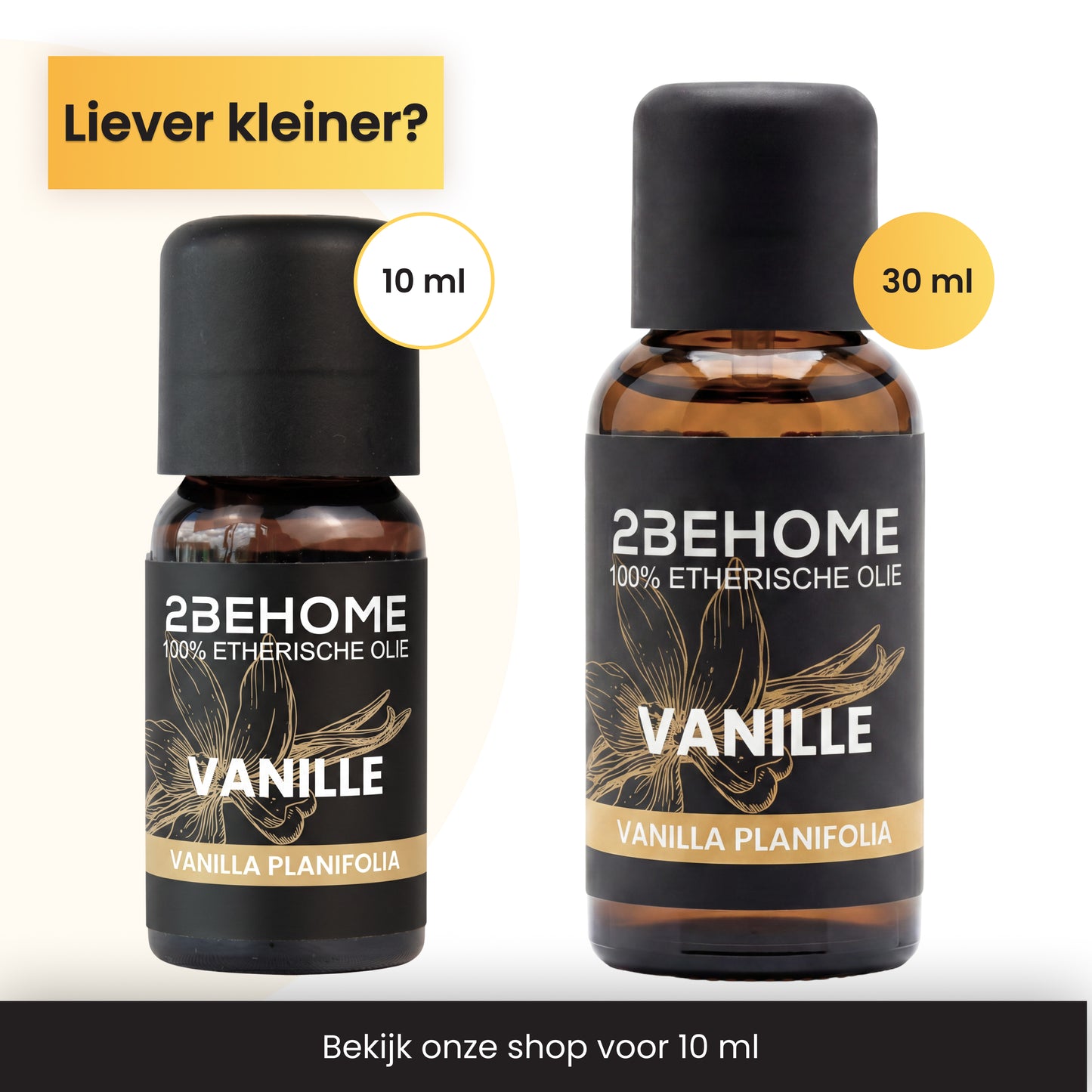 2BEHOME Etherische Olie Vanille - 30 ML - 1 Stuk - Essentiële olie voor Aromatherapie
