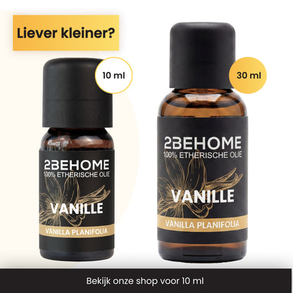 2BEHOME Etherische Olie Vanille - 30 ML - 1 Stuk - Essentiële olie voor Aromatherapie