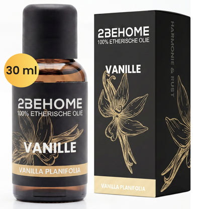 2BEHOME Etherische Olie Vanille - 30 ML - 1 Stuk - Essentiële olie voor Aromatherapie