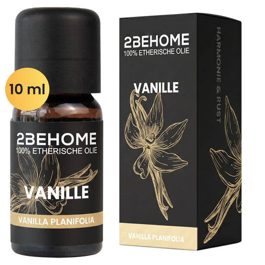 2BEHOME Etherische Olie Vanille - 10 ML - 1 Stuk - Essentiële olie voor Aromatherapie