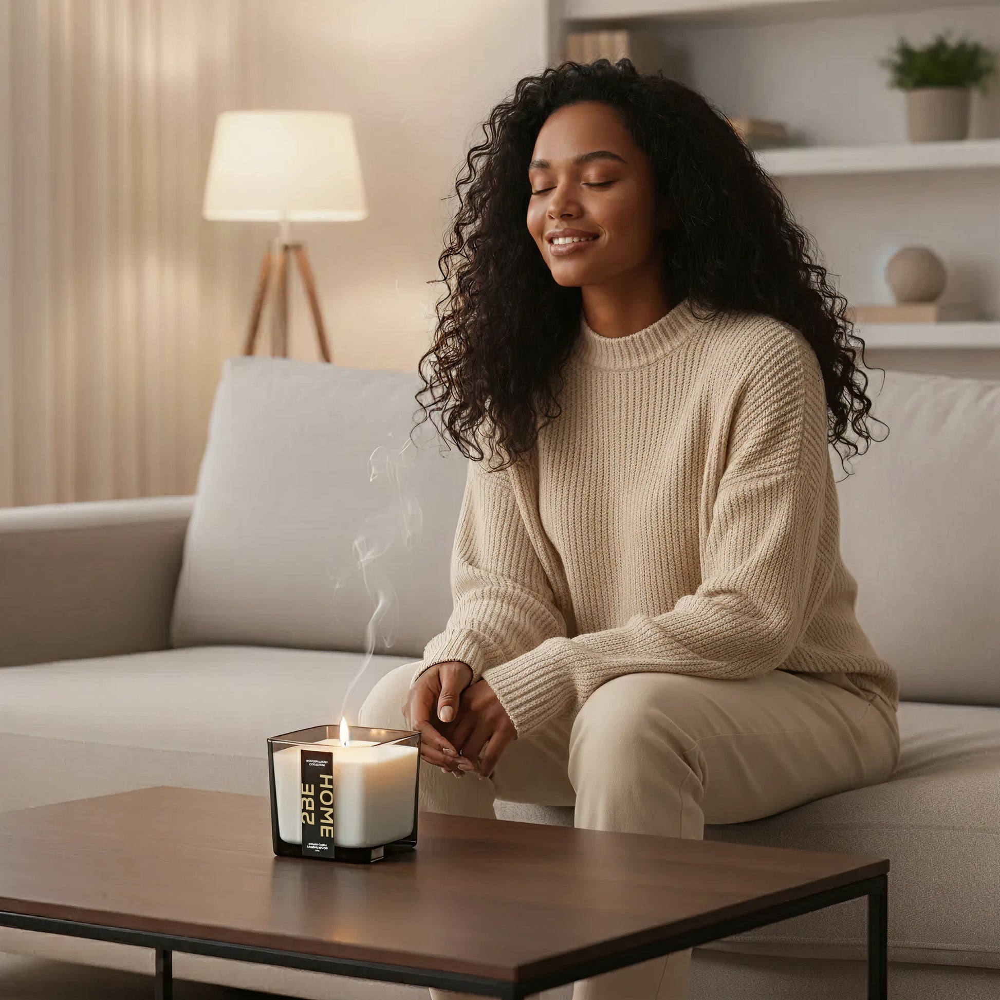 kaarsen met geur sandelwood