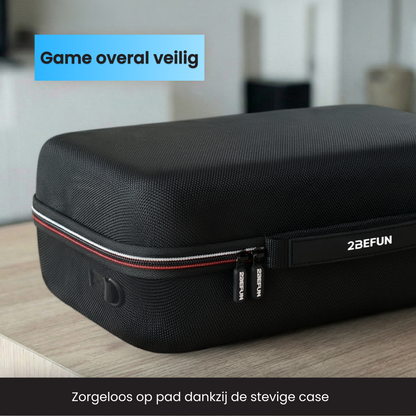 Nintendo Switch 2 case groot met stevige schokbestendige buitenkant en ritssluiting