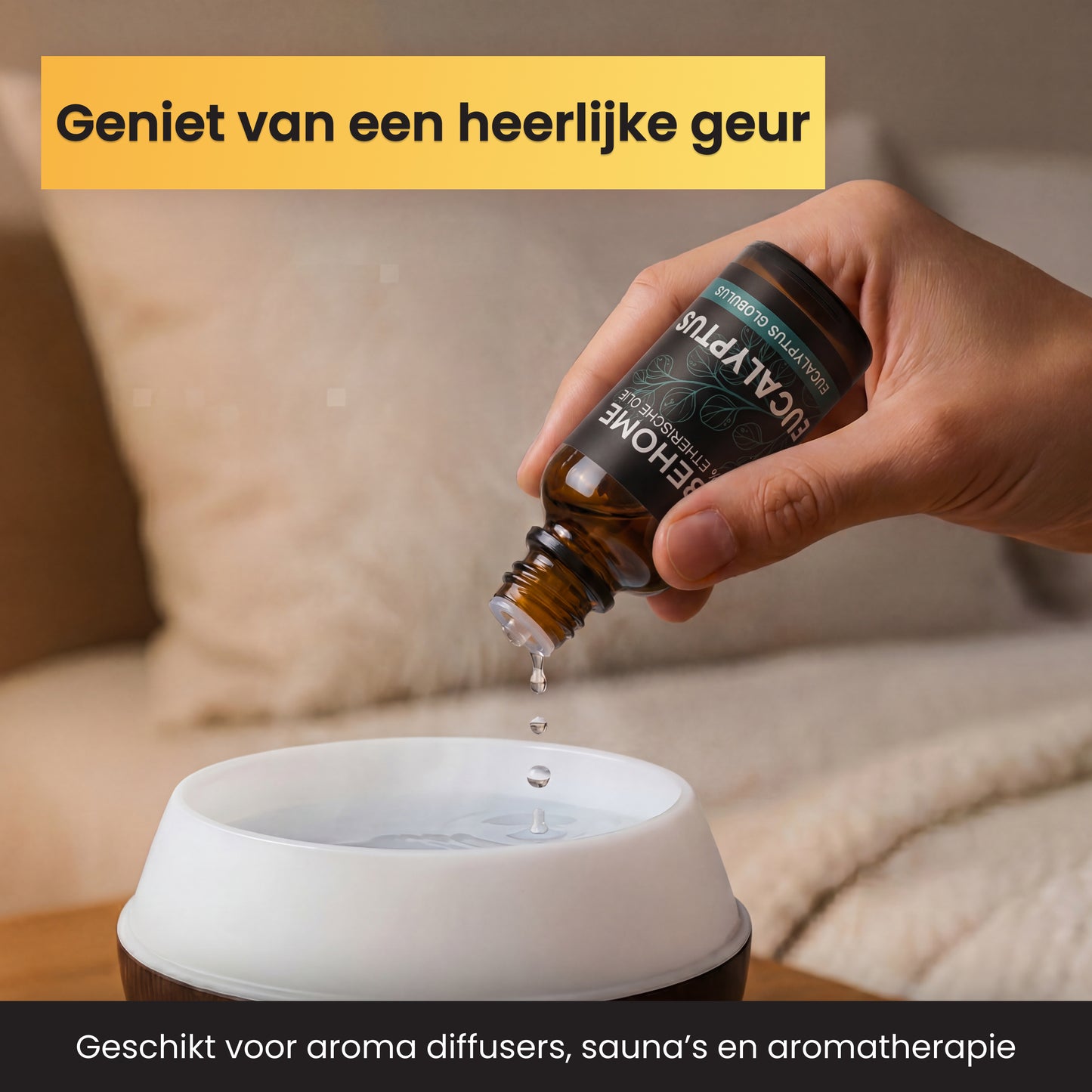 2BEHOME Etherische Olie Eucalyptus - 30 ML - 1 Stuk - Essentiële olie voor Aromatherapie