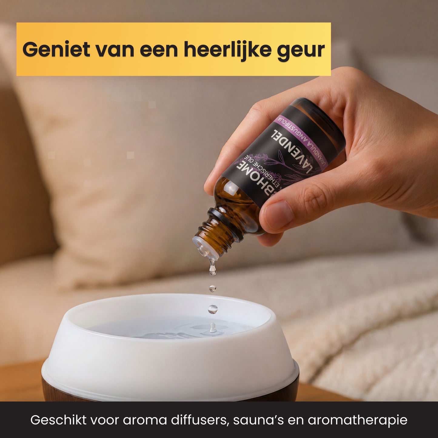 2BEHOME Etherische Olie Lavendel - 30 ML - 1 Stuk - Essentiële olie voor Aromatherapie