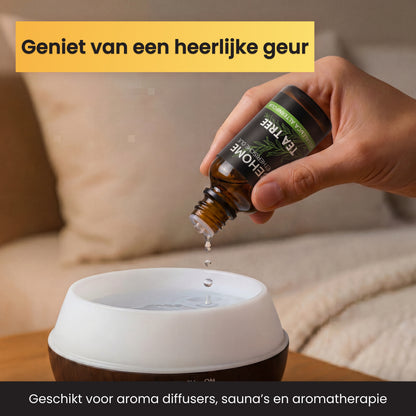 2BEHOME Etherische Olie Tea Tree - 30 ML - 1 Stuk - Essentiële olie voor Aromatherapie