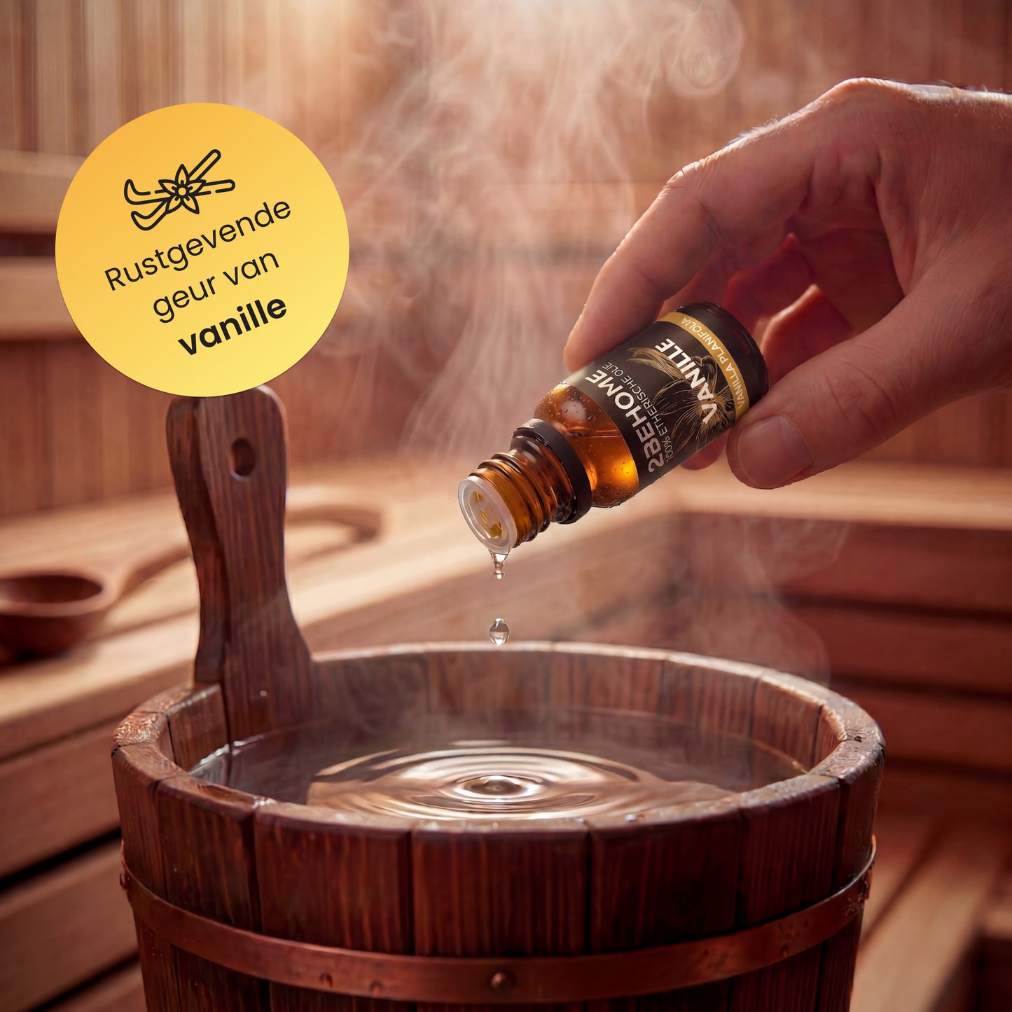 2BEHOME Etherische Olie Vanille - 10 ML - 1 Stuk - Essentiële olie voor Aromatherapie