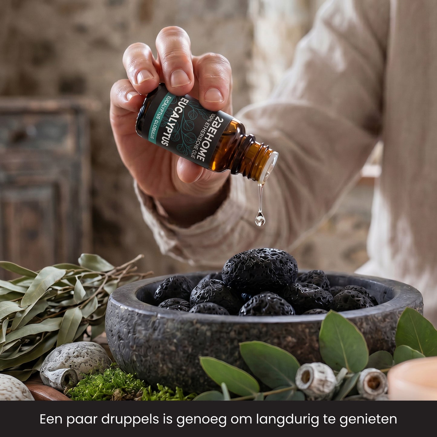 2BEHOME Etherische Olie Eucalyptus - 10 ML - 1 Stuk - Essentiële olie voor Aromatherapie