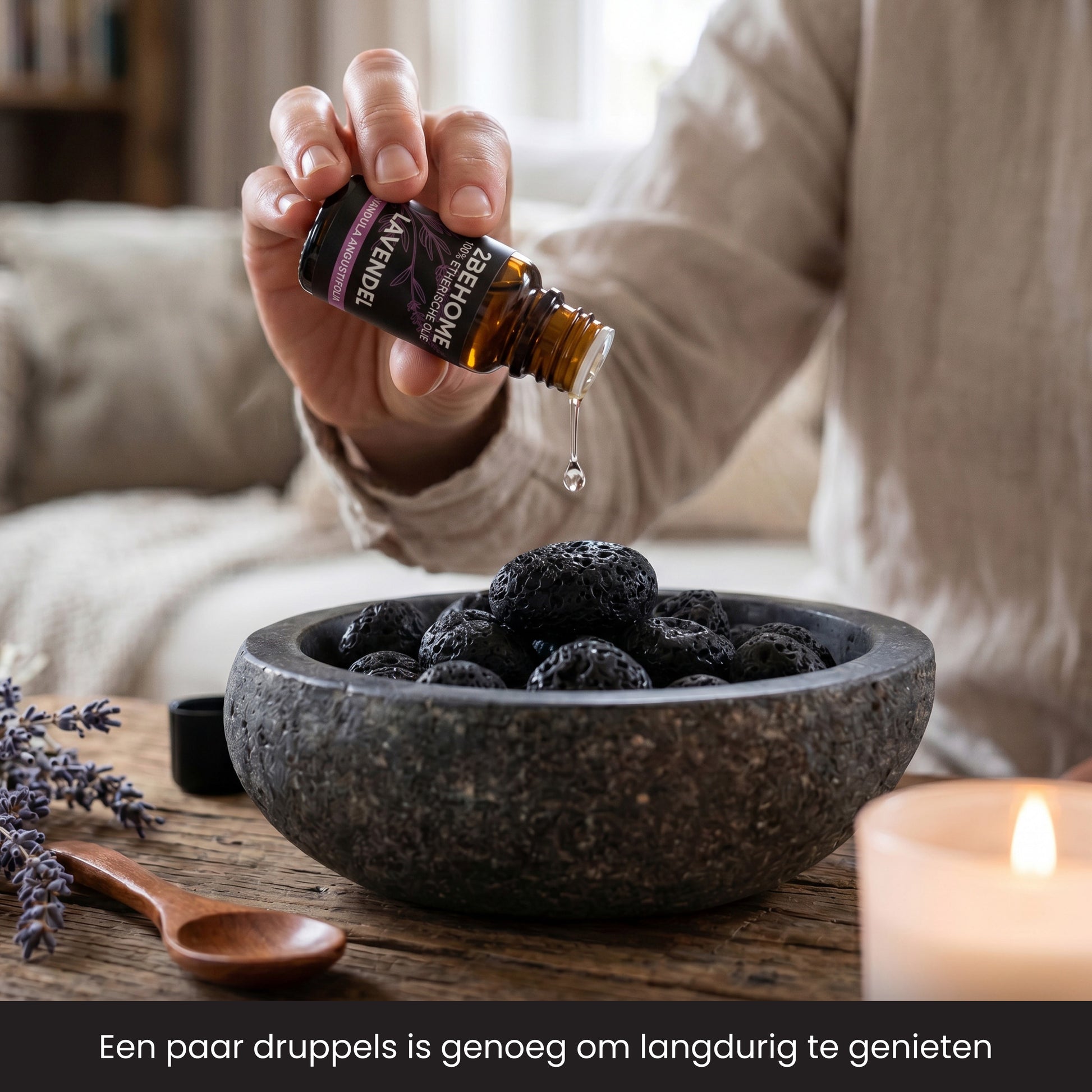 2BEHOME Etherische Olie Lavendel - 10 ML - 1 Stuk - Essentiële olie voor Aromatherapie