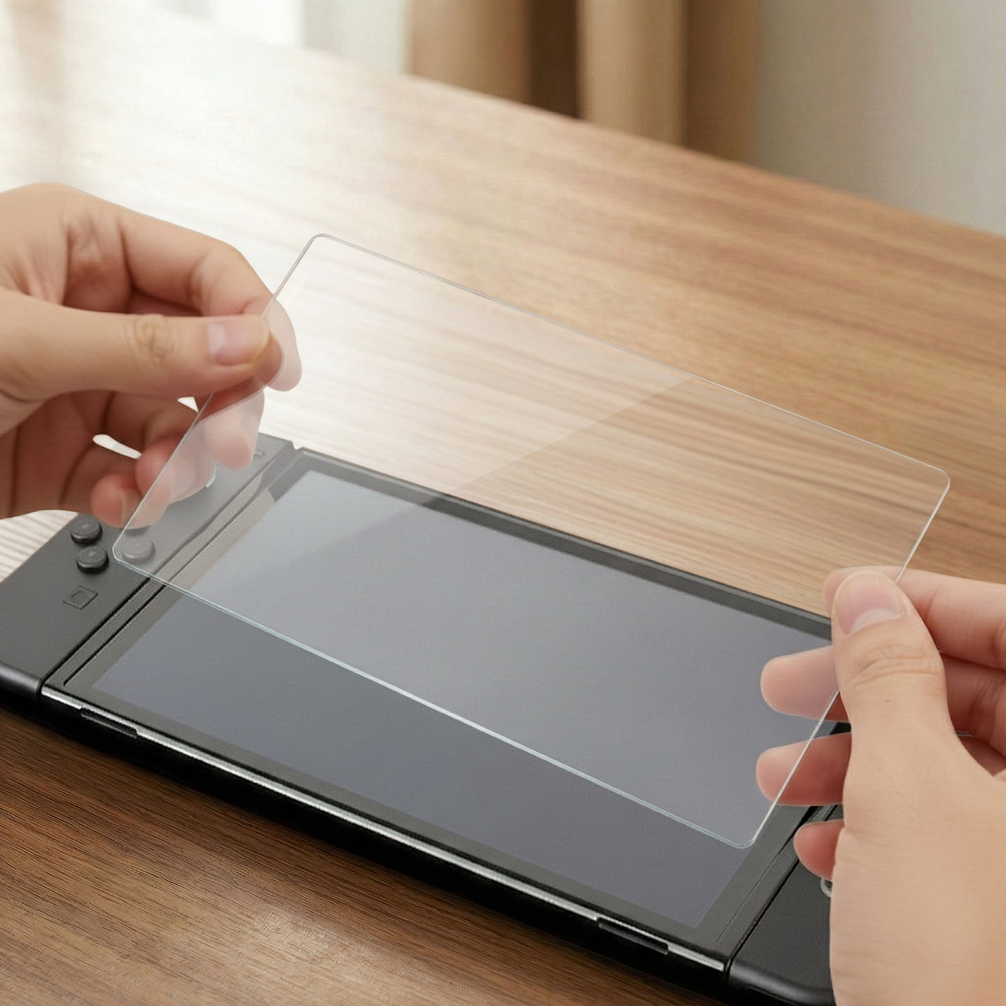 Screenprotector plaatsen op Nintendo Switch 2 scherm